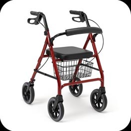 4 Wheel Walkers (Rollators)